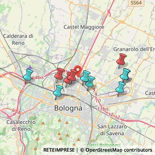 Mappa , 40128 Bologna BO, Italia (3.44091)