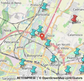Mappa , 40128 Bologna BO, Italia (2.97615)
