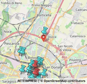 Mappa , 40128 Bologna BO, Italia (2.89944)