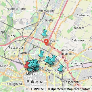 Mappa , 40128 Bologna BO, Italia (2.4395)
