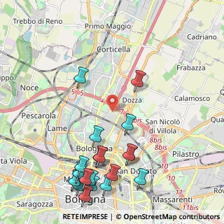Mappa , 40128 Bologna BO, Italia (2.7105)