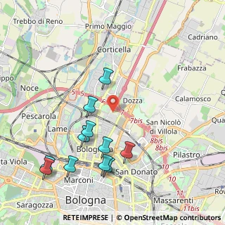 Mappa , 40128 Bologna BO, Italia (2.26636)