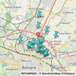 Mappa , 40128 Bologna BO, Italia (1.6625)