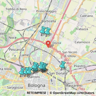 Mappa , 40128 Bologna BO, Italia (2.45385)