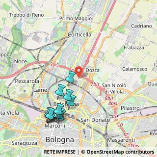 Mappa , 40128 Bologna BO, Italia (2.45857)