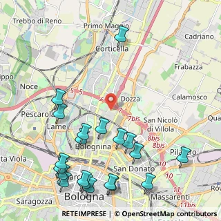 Mappa , 40128 Bologna BO, Italia (2.8095)