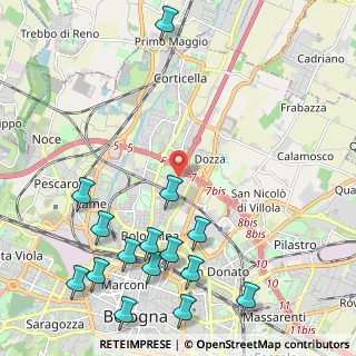 Mappa , 40128 Bologna BO, Italia (2.87133)
