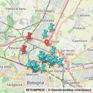 Mappa , 40128 Bologna BO, Italia (1.9615)