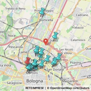 Mappa , 40128 Bologna BO, Italia (2.2305)