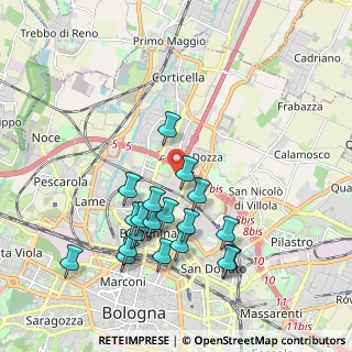 Mappa , 40128 Bologna BO, Italia (1.9555)