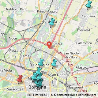 Mappa , 40128 Bologna BO, Italia (3.17615)