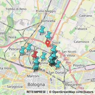 Mappa , 40128 Bologna BO, Italia (1.7275)