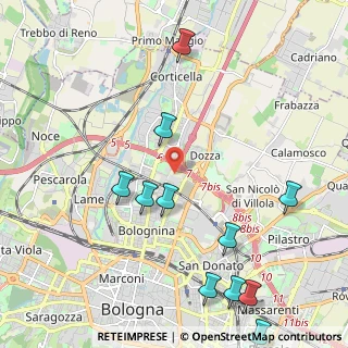 Mappa , 40128 Bologna BO, Italia (2.63818)