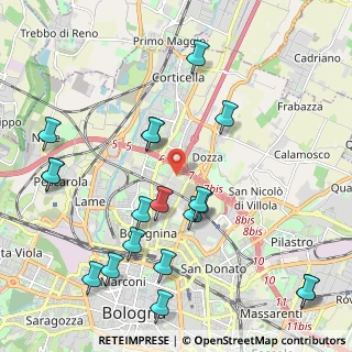 Mappa , 40128 Bologna BO, Italia (2.49316)