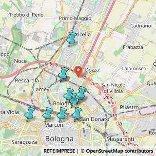 Mappa , 40128 Bologna BO, Italia (2.00364)