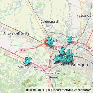 Mappa Via Goffredo Mameli, 40132 Bologna BO, Italia (3.9705)
