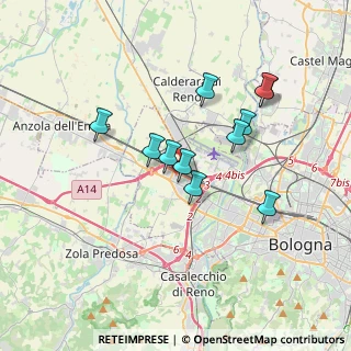 Mappa Via Goffredo Mameli, 40132 Bologna BO, Italia (3.11818)