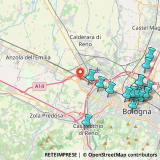 Mappa Via Goffredo Mameli, 40132 Bologna BO, Italia (5.81438)