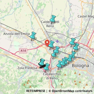 Mappa Via Goffredo Mameli, 40132 Bologna BO, Italia (4.038)