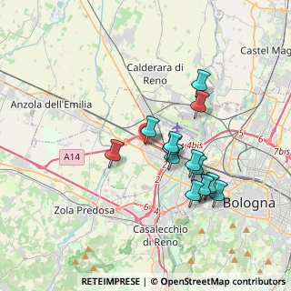 Mappa Via Goffredo Mameli, 40132 Bologna BO, Italia (3.34714)