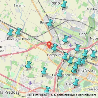 Mappa Via Goffredo Mameli, 40132 Bologna BO, Italia (2.835)