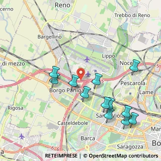 Mappa Via Bruno Bencivenni, 40132 Bologna BO, Italia (2.21167)