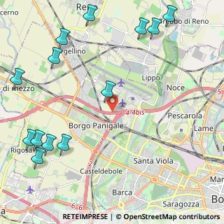 Mappa Via Bruno Bencivenni, 40132 Bologna BO, Italia (3.11385)