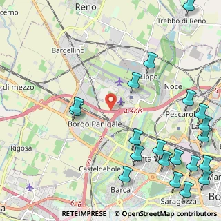 Mappa Via Bruno Bencivenni, 40132 Bologna BO, Italia (3.176)