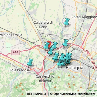 Mappa Via Bruno Bencivenni, 40132 Bologna BO, Italia (3.39353)