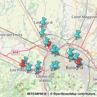 Mappa Via Bruno Bencivenni, 40132 Bologna BO, Italia (4.28278)