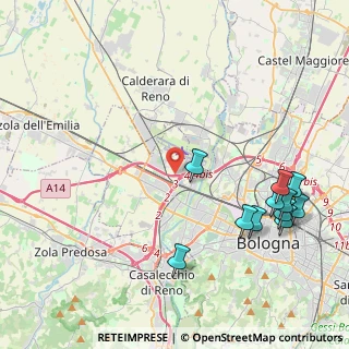 Mappa Via Bruno Bencivenni, 40132 Bologna BO, Italia (5.13182)