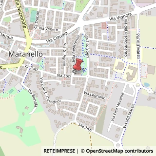 Mappa Via Zozi, 47, 41053 Maranello, Modena (Emilia Romagna)
