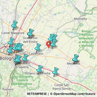 Mappa Via Guizzardi, 40054 Budrio BO, Italia (9.7835)