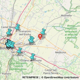 Mappa Via Guizzardi, 40054 Budrio BO, Italia (12.3775)