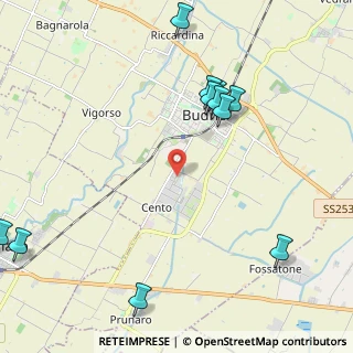 Mappa Via Guizzardi, 40054 Budrio BO, Italia (2.73182)