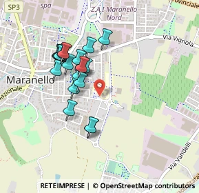 Mappa Via Arrigo Boito, 41053 Maranello MO, Italia (0.3995)