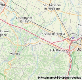 Mappa 40056 Valsamoggia BO, Italia (7.1165)