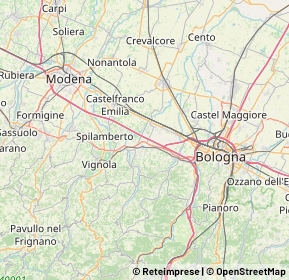 Mappa 40056 Valsamoggia BO, Italia (11.151)