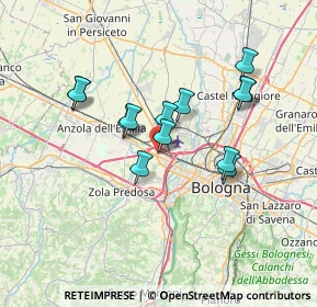 Mappa Via Normandia, 40132 Bologna BO, Italia (6.03692)