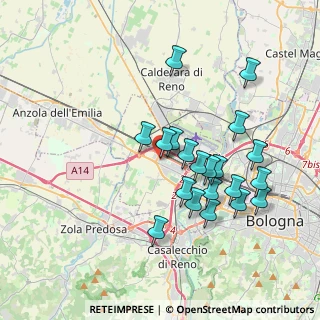 Mappa Via Normandia, 40132 Bologna BO, Italia (3.5825)