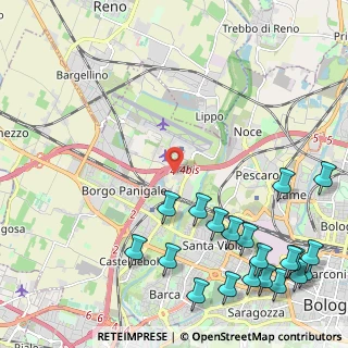 Mappa Via de la Birra, 40132 Bologna BO, Italia (3.172)