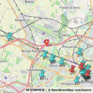 Mappa Via de la Birra, 40132 Bologna BO, Italia (3.7245)
