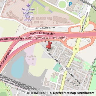 Mappa Via della Birra, 33, 40132 Bologna, Bologna (Emilia Romagna)