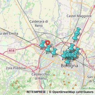 Mappa Via de la Birra, 40132 Bologna BO, Italia (4.07667)
