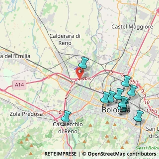 Mappa Via de la Birra, 40132 Bologna BO, Italia (5.14917)