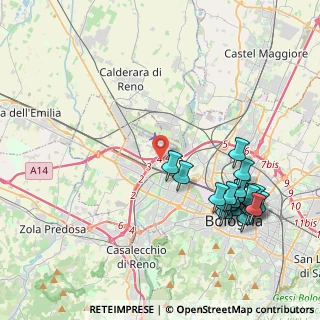 Mappa Via de la Birra, 40132 Bologna BO, Italia (4.735)