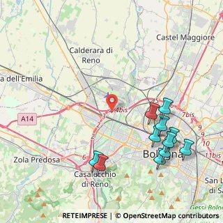 Mappa Via de la Birra, 40132 Bologna BO, Italia (4.98545)