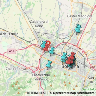 Mappa Via de la Birra, 40132 Bologna BO, Italia (4.34947)