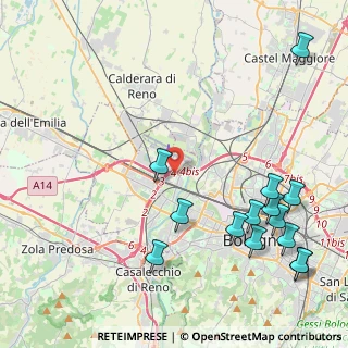 Mappa Via de la Birra, 40132 Bologna BO, Italia (5.54571)