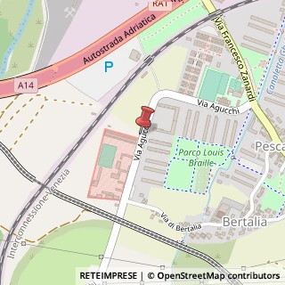 Mappa Via Agucchi, 122, 40131 Bologna, Bologna (Emilia Romagna)